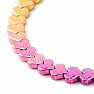 Hematite bracelet titanium aura Hearts