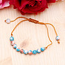 Jadeite blue-white bracelet