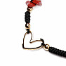 Macramé bracelet chakra black string