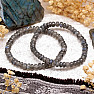 Labradorite rondelle bracelet A quality 6 mm