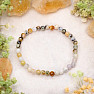 Yellow opal bead bracelet 4 mm