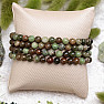 Green opal bead bracelet 6 mm