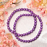 Phosphosiderite bead bracelet 6 mm