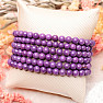 Phosphosiderite bead bracelet 6 mm