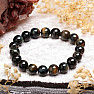 Hawk's eye bead bracelet 10 mm