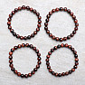 Bull's eye bracelet with extra beads