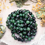 Ruby in zoisite bead bracelet 8 mm