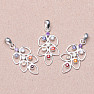 Chakra pendant flower petals silver Ag 925 limited collection L65289
