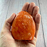 Calcite orange polished large freeform Madagascar 14