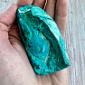 Chrysocolla with malachite polished Congo 6