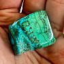 Chrysocolla with malachite drummed Congo 4