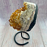 Citrine druze on stand 15