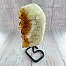 Citrine druze on stand 17