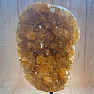 Citrine druze on a metal stand 3