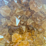 Citrine druze on a metal stand 3