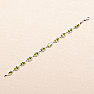 Olivine cut bracelet silver Ag 925 BCZB21