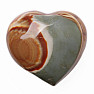 Jasper polychrome heart Madagascar 12