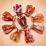 Agate red guardian angel