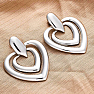 Double Hearts Stainless Steel Earrings