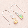 Ethiopian opal earrings silver Ag 925 ESBC411