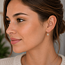 Ethiopian opal earrings silver Ag 925 ESBC416