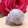 Hand carved multicolor fluorite skull