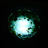 Agate USB lamp green