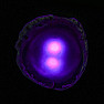 Agate USB lamp purple