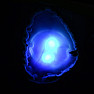 Agate USB lamp blue