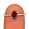 Garnet cut ring silver Ag 925 RBC309