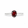 Garnet cut ring silver Ag 925 RBC309