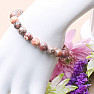 Jasper leopard beaded bracelet