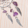 Keychain Dreamcatcher with amethyst pieces