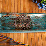 Mango wood stand Flower of Life