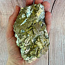 Pyrite, calcite druse Albania 1