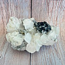 Pyrite, calcite, galena druse Kosovo 11