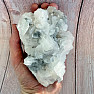 Pyrite, calcite, galena druse Kosovo 11