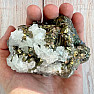 Pyrite, calcite, galena druse Kosovo 3
