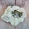 Pyrite, calcite druse Kosovo 7