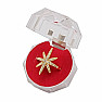 Transparent plastic ring box