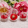 Transparent plastic ring box