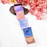 Be Beautiful Agate heart aqua aura ring 85