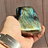 Labradorite Rainbow Polished Freeform Madagascar X5-3