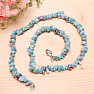Larimar necklace cut