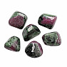 Ruby in zoisite tumbled A quality Tanzania