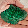 Malachite polished slice 20