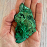 Malachite polished slice 22