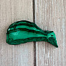 Malachite polished slice 39