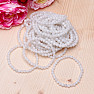 Moonstone white beaded bracelet 6 mm