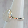 Moonstone rainbow ring silver Ag 925 45573